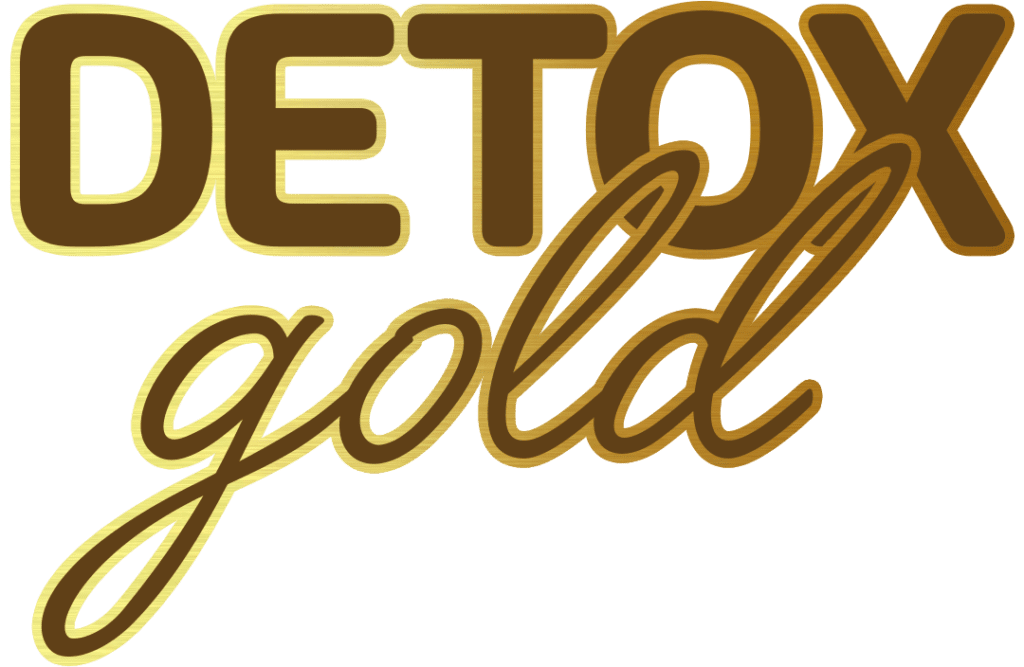 Logo do Detox Gold, representando o suplemento detox para perda de peso e melhora na saúde geral.